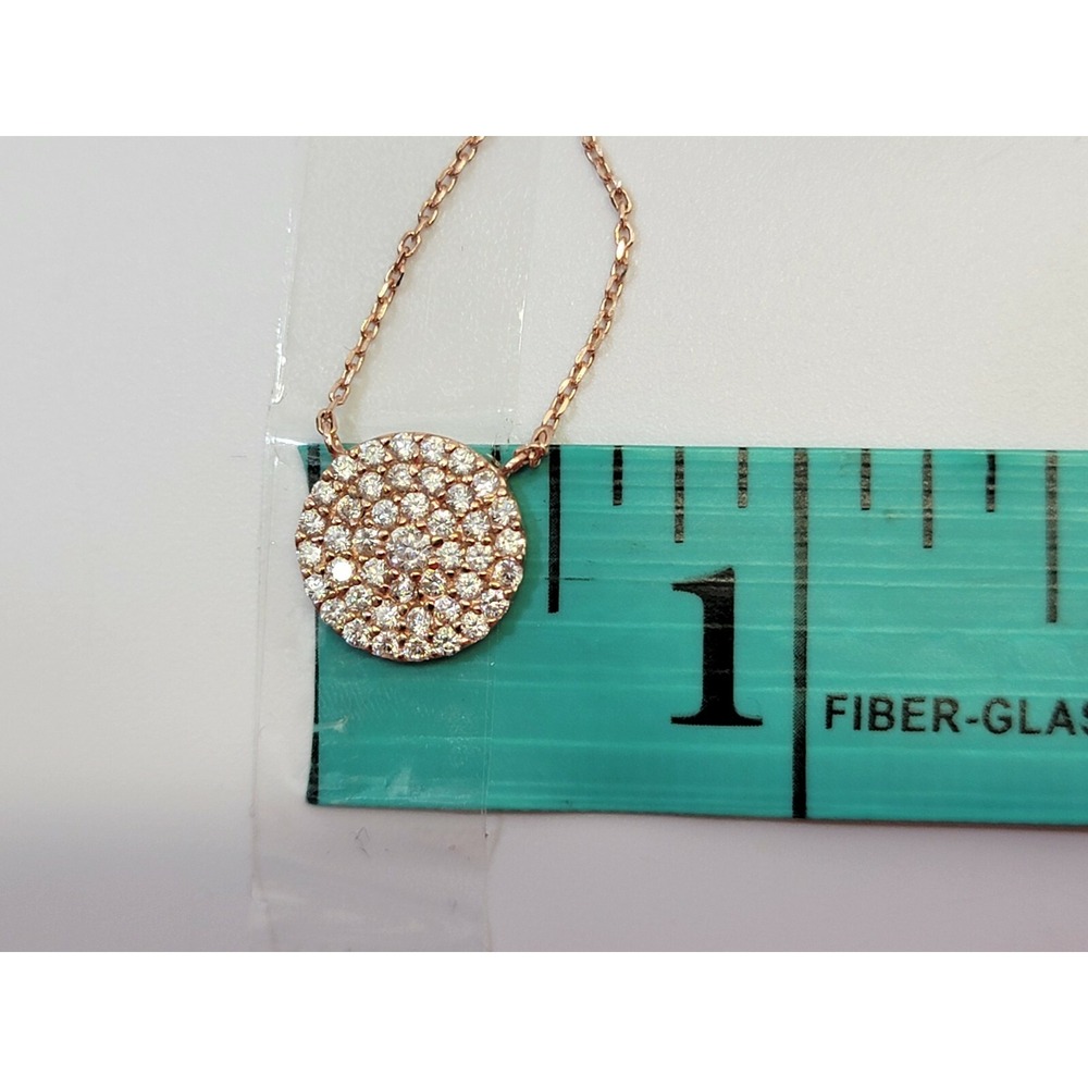 Name Brand Fashion Necklace .925 Sterling Silver Crystal Jewelry Stylish Elegant - Picture 6 of 10
